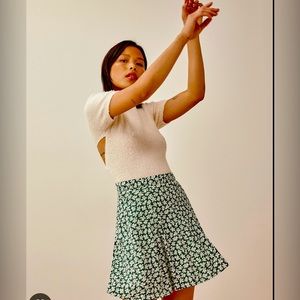 Reformation Flounce Skirt